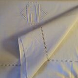 Monogrammed and embroidered sheet