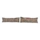 Set of 2 vintage Turkish cushion covers 25x86 cm