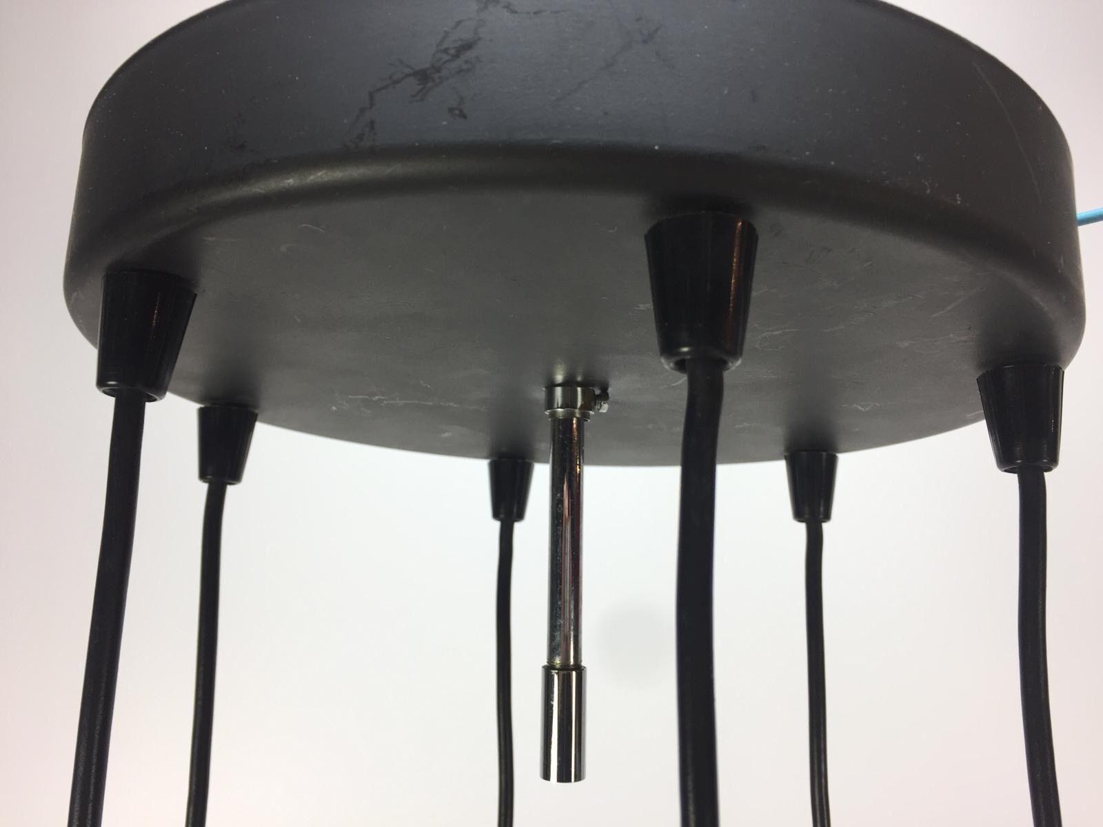 Chromed Metal Ceiling Lamp by RAAK, Amsterdam, 1960's