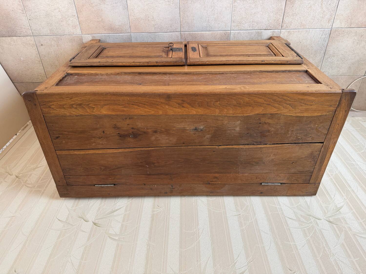 19th century solid wood box