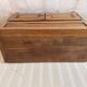 19th century solid wood box