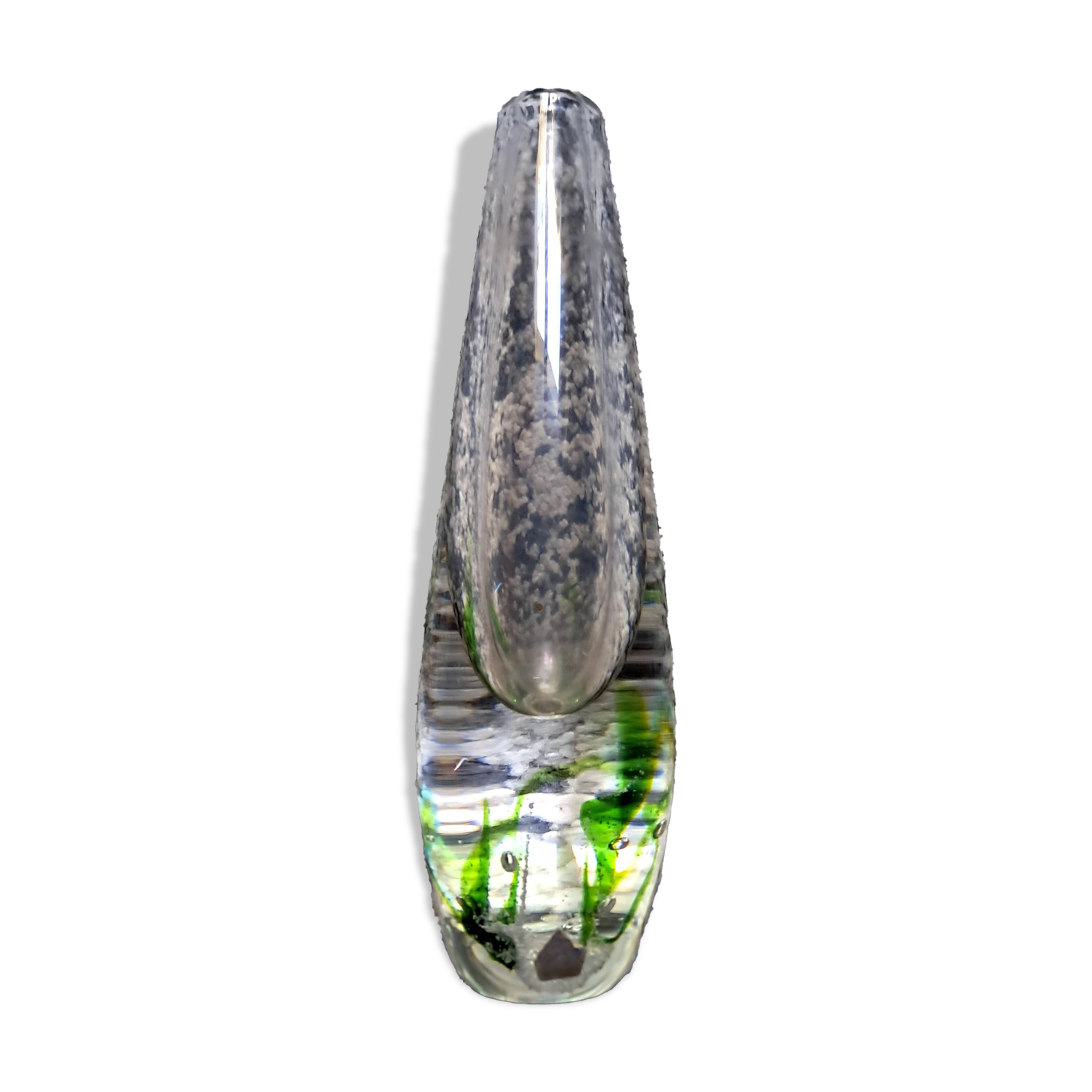 Very original vintage Swedish glass vase.