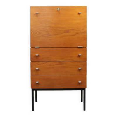 Secrétaire / meuble bar modèle ''693'' par Pierre Guariche pour Meurop 1960s