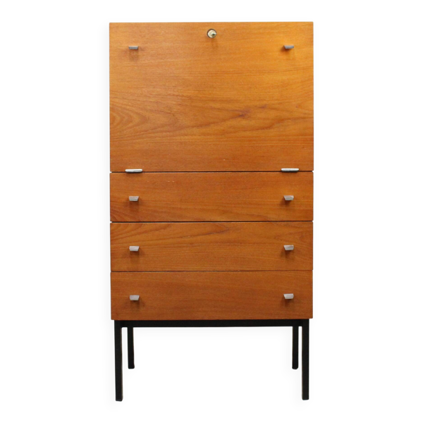 Secrétaire / meuble bar modèle ''693'' par Pierre Guariche pour Meurop 1960s