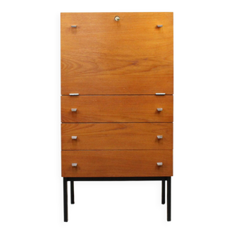 Secretary / bar cabinet model "693" by Pierre Guariche for Meurop 1960s