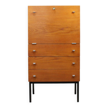 Secretary / bar cabinet model "693" by Pierre Guariche for Meurop 1960s