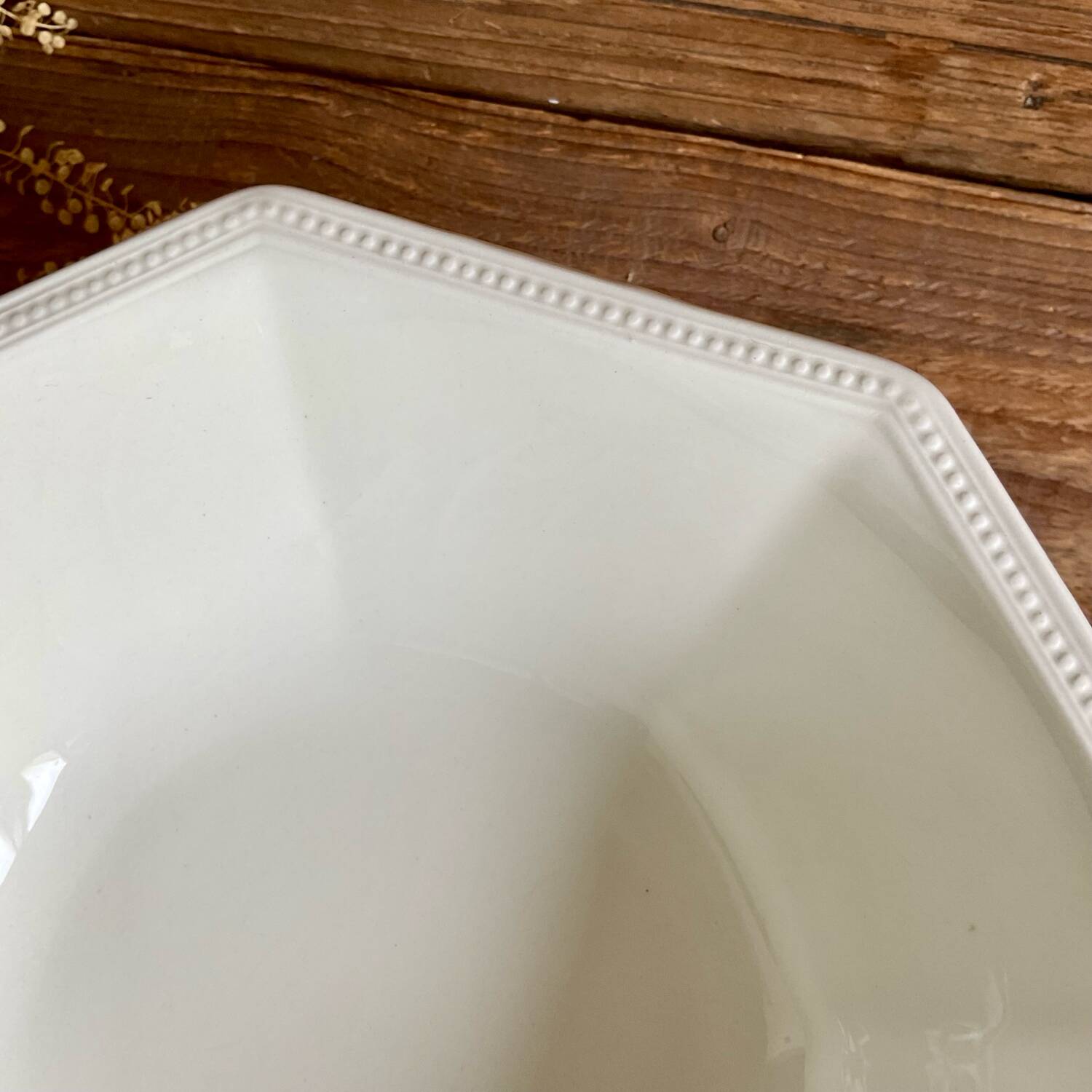 Johnson Brothers England Ironstone Octagonal Deep Dish