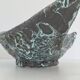Vintage 1960s fruit bowl, ceramic Fat Lava, signed Vallauris.