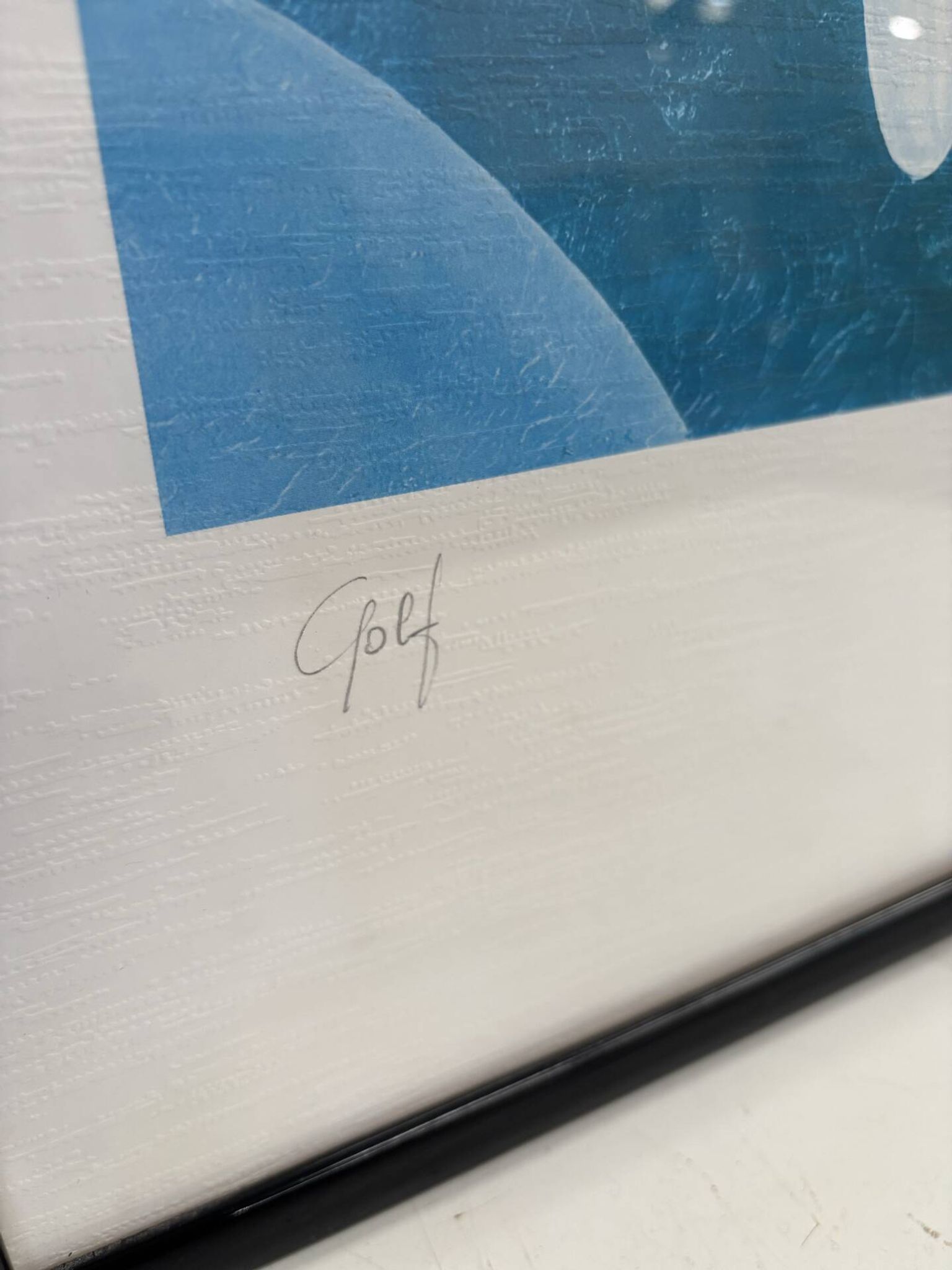 Lithographie « golf » de Heine