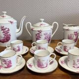 Limoges: 15-piece porcelain coffee service
