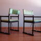 2 chaises vintage en rotin, années 1970