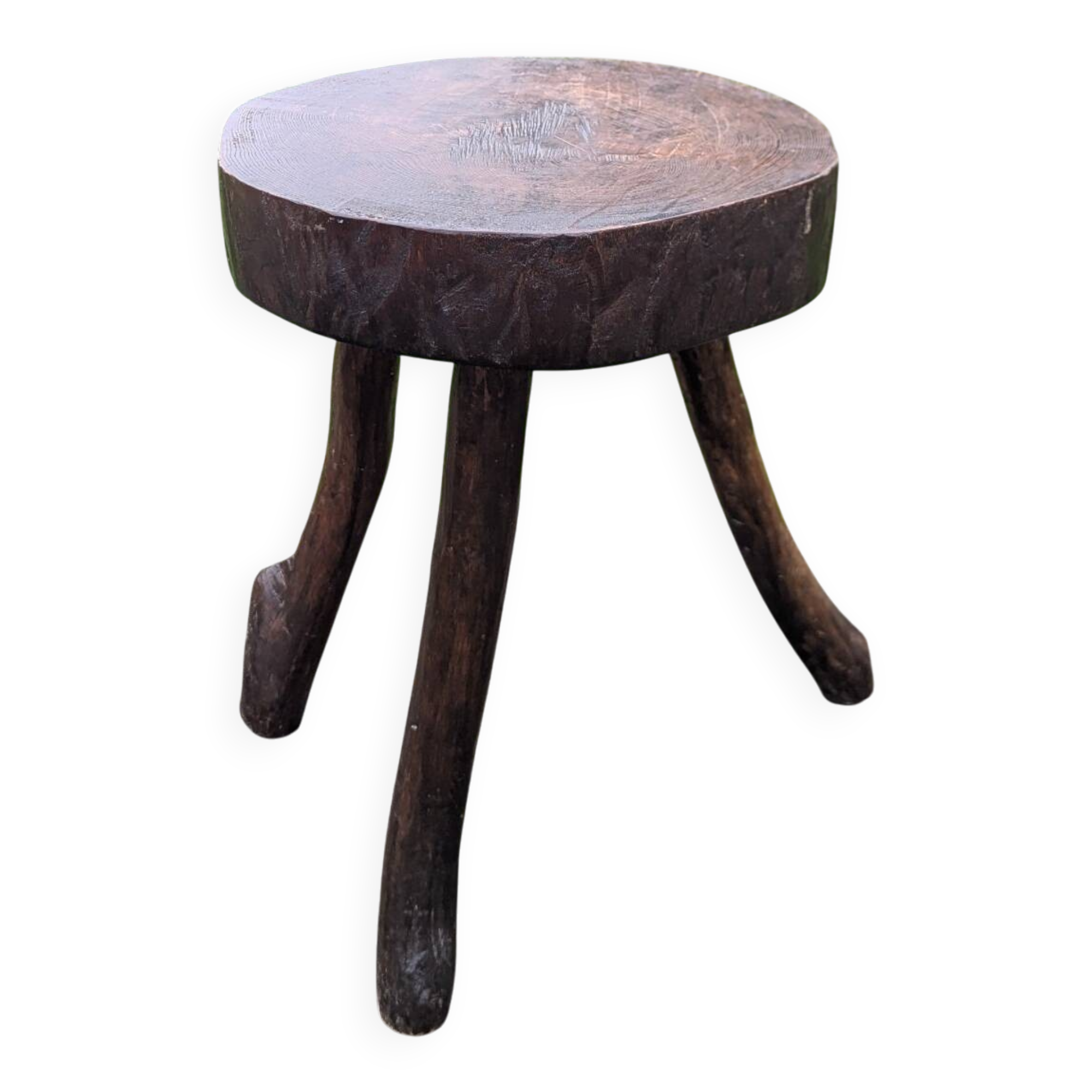 Brutalist Free Form Stool 60/70 Vintage 2