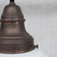 Opaline and Brass French Pendant Light