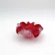 Barovier Toso Murano 1950 Ruby Red Pocket Bowl