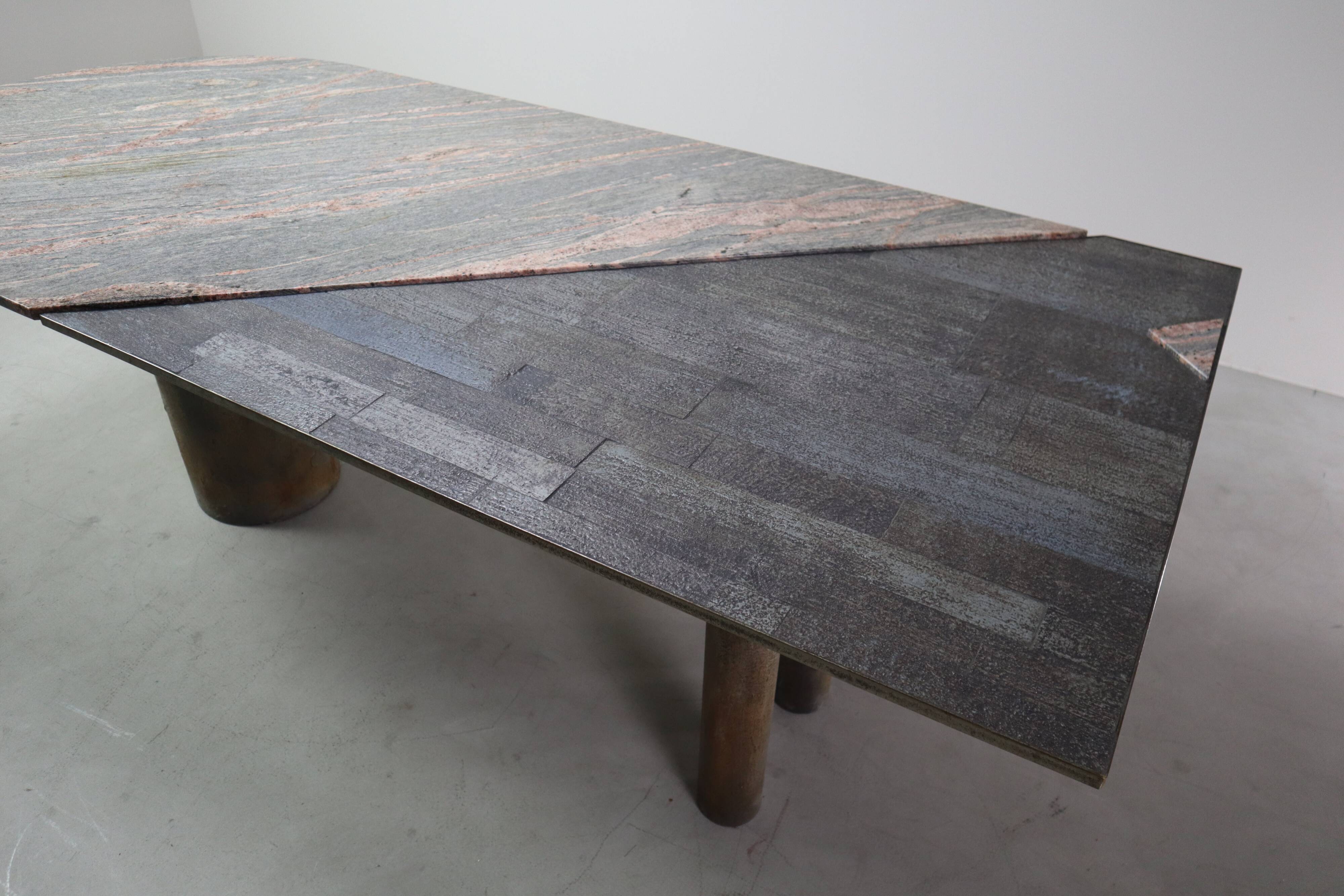 Postmodern dining table by Pia Manu, Belgium, ca. 1990