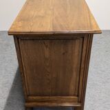 Brutalist oak sideboard by Joseph Savina circa 1950