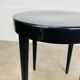 Pair of black Baumann stools, 1960s