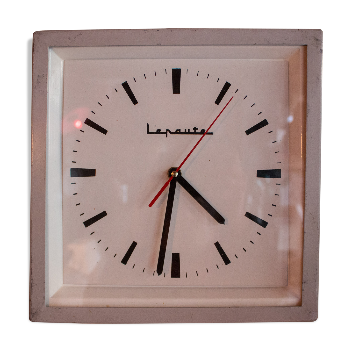 Clock square vintage Lepaute