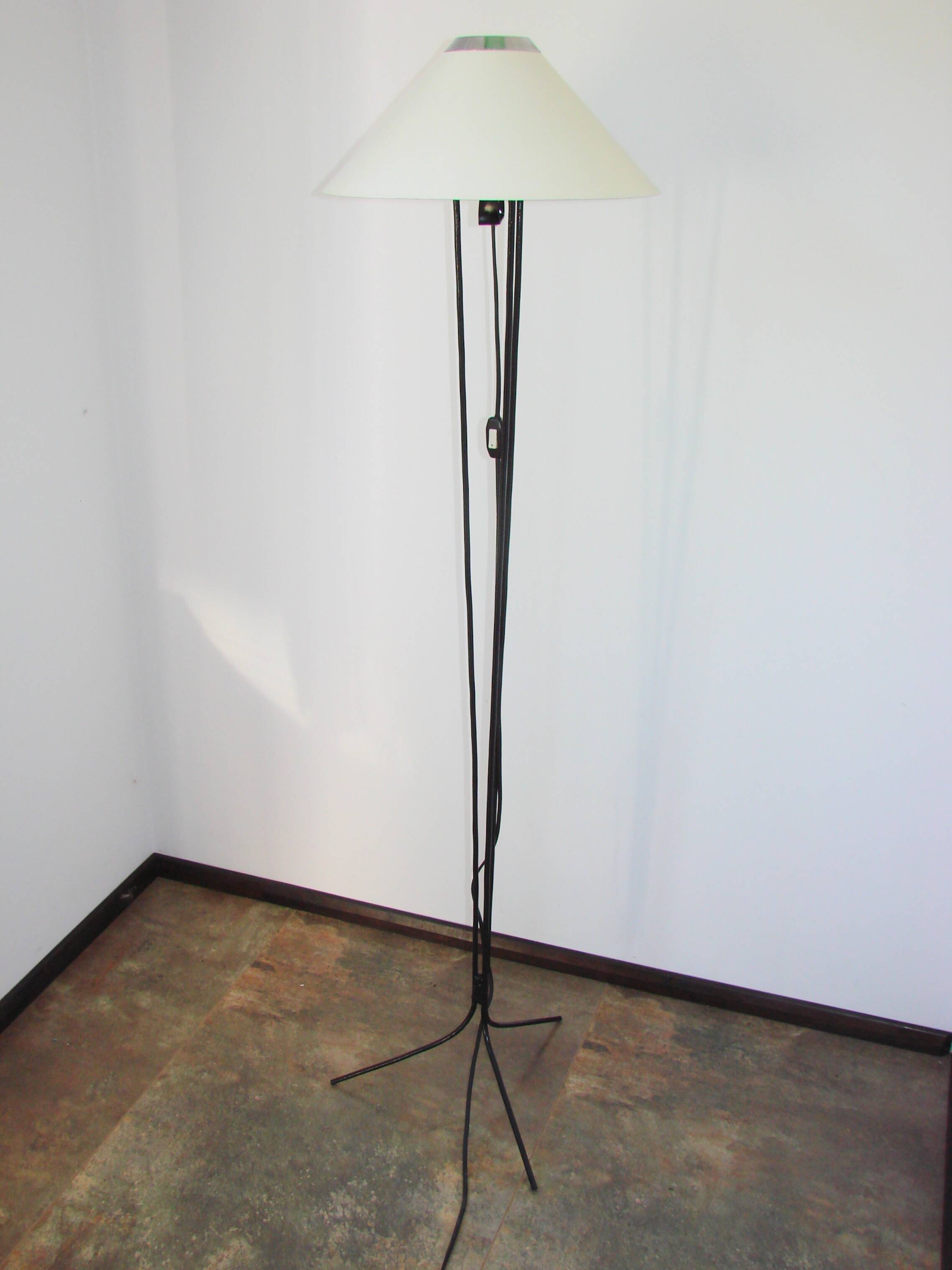 Vintage floor lamp, Poland, 1970s.