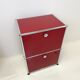 USM Haller "Ruby Red" – Side table (as new condition)