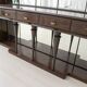Console, buffet en noyer et miroir de Guglielmo Ulrich, Italie 1940