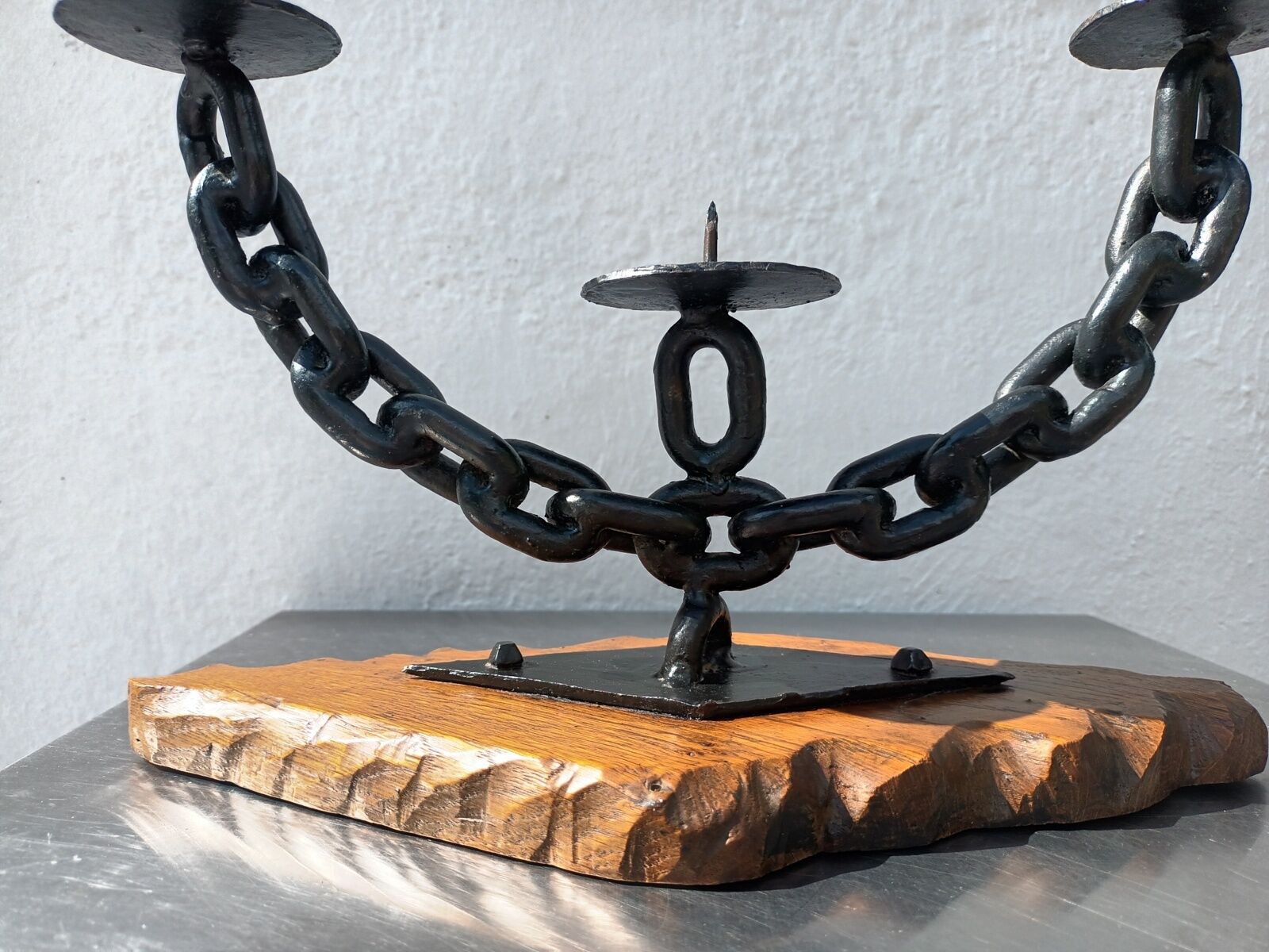 Brutalist candle holder 50s