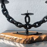 Brutalist candle holder 50s