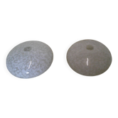 Lot de 2 globes en verre de Clichy