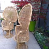 Paire de fauteuils Emmanuelle