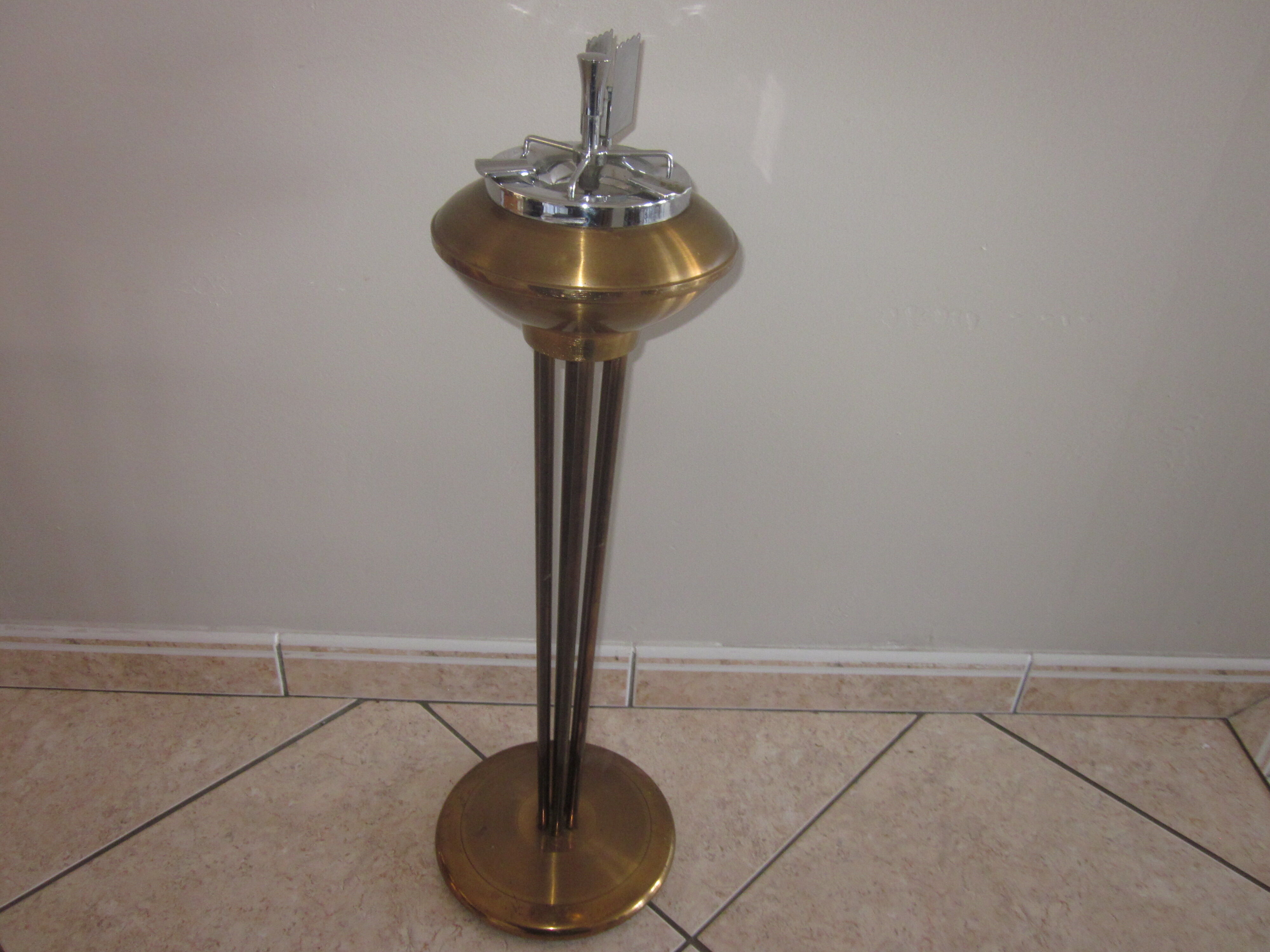 50year standing ashtray