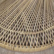 Diabolo rattan coffee table