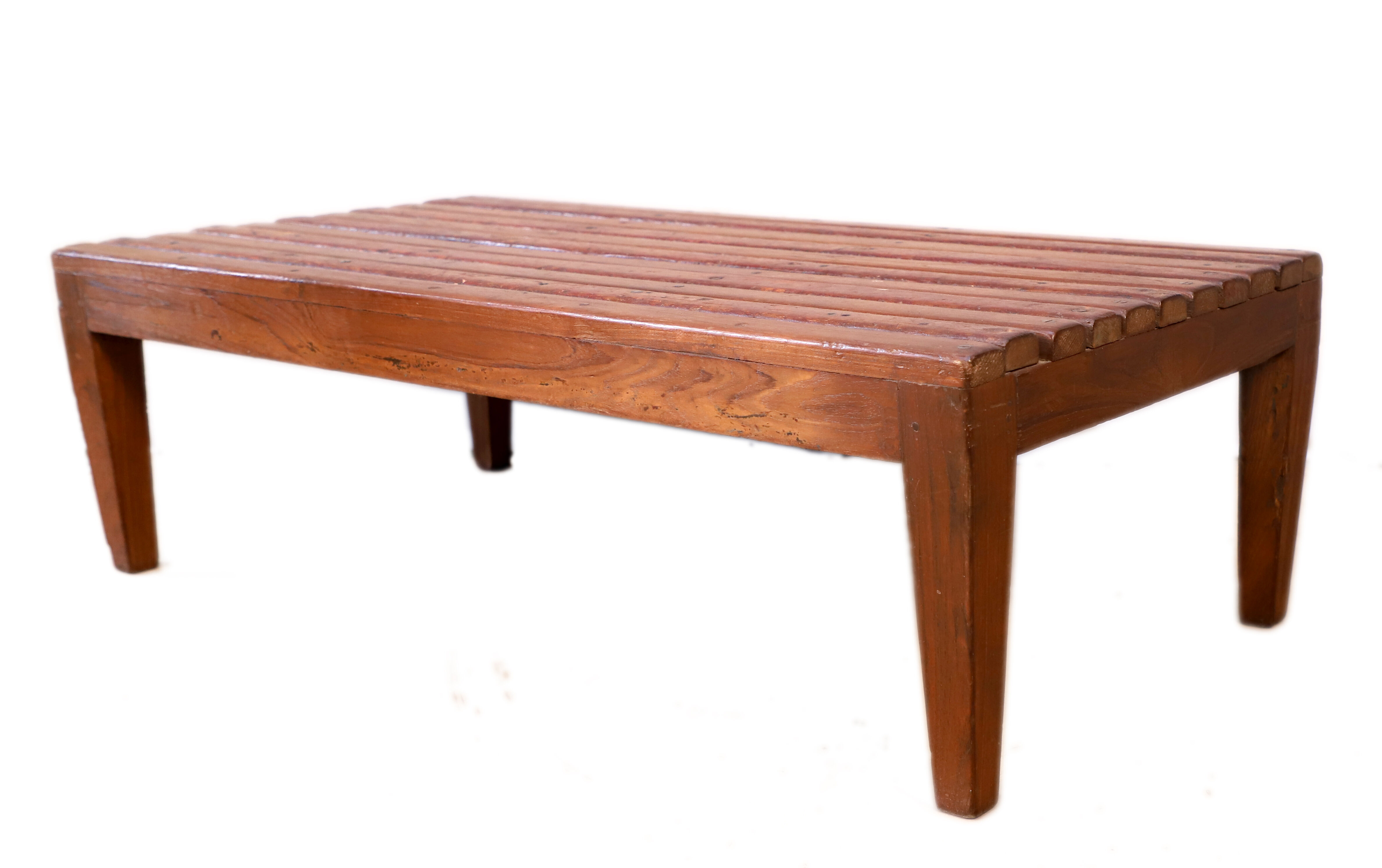 Old Burmese teak bench