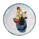 Le Brescou enamelled ceramic Vallauris plate