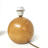 Pair of foot of lamps in wood