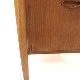 Scandinavian desk in teak and oak, Sweden, 1960