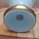 Lampe vintage en opaline bleue – esprit boudoir