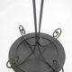 Porte-manteau en fer forgé et arbre à hall debout postmoderne italien des années 1980