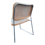 Talin chrome and cane chair