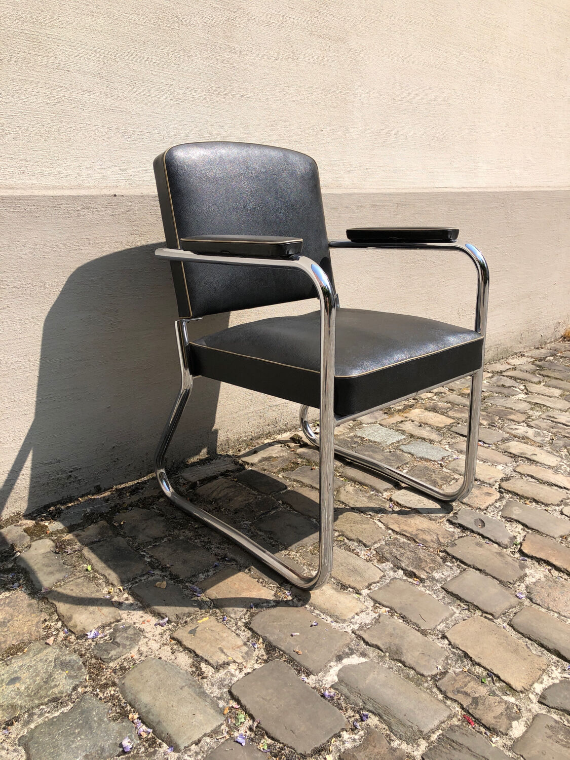 Chaise de bureau Chrome