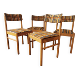 Set de 4 chaises Baumann, années 70