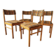 Set de 4 chaises Baumann, années 70