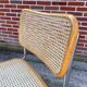 Chaise design Cesca modèle b32 en chrome