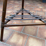 Vintage rattan plant holder