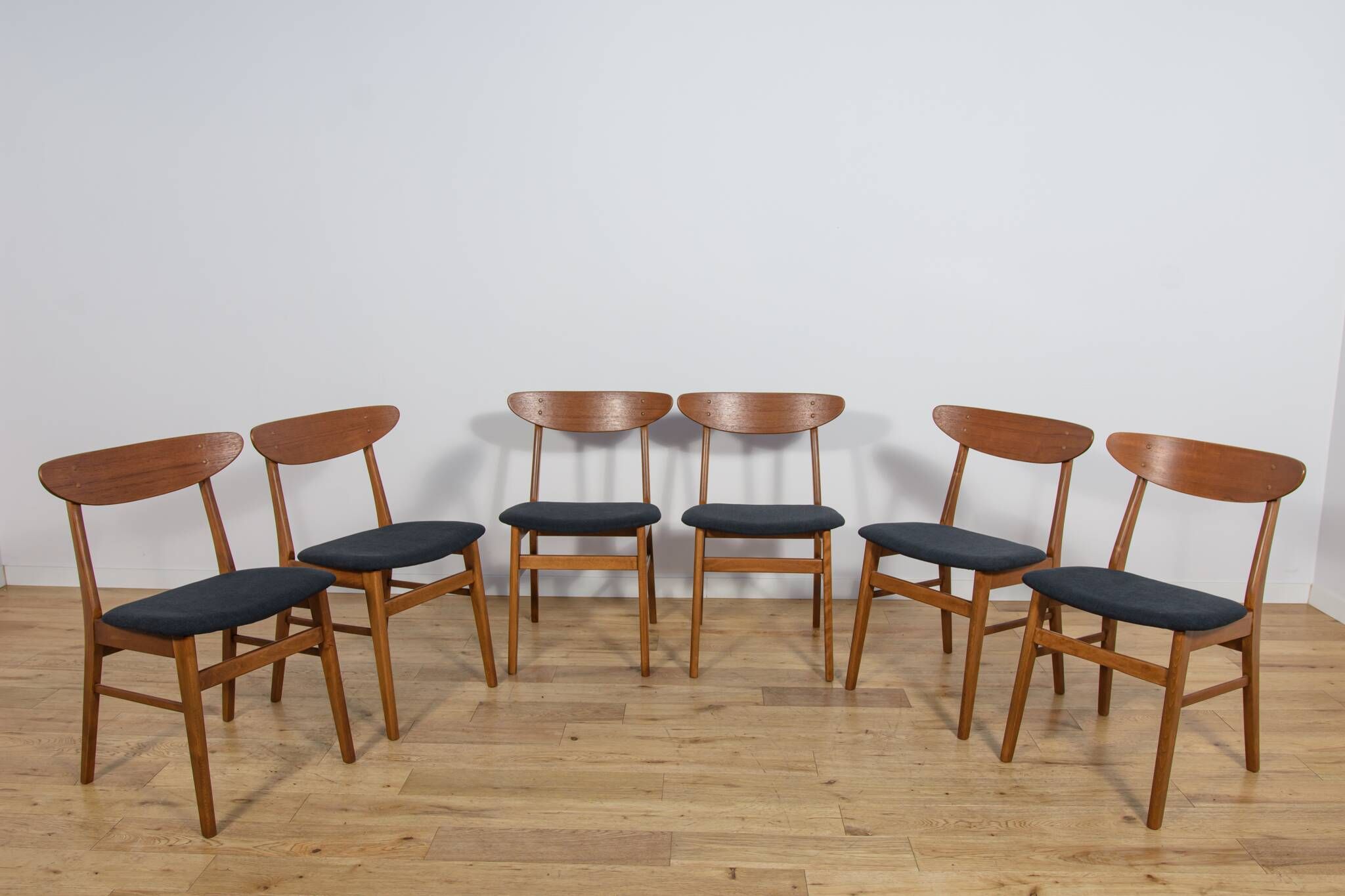 Chaises de salle à manger Mid-Century Modèle 210 de Farstrup Møbler, années 1960, ensemble de 6