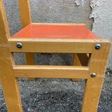 Children's chair school 70s