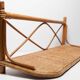 1960 rattan wall shelf