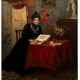Scène d’intérieur, GP Masure, 1908