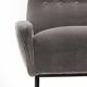 Two-seater velvet sofa by Felice Rossi, 1950s.