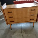 Commode années 60 pieds compas