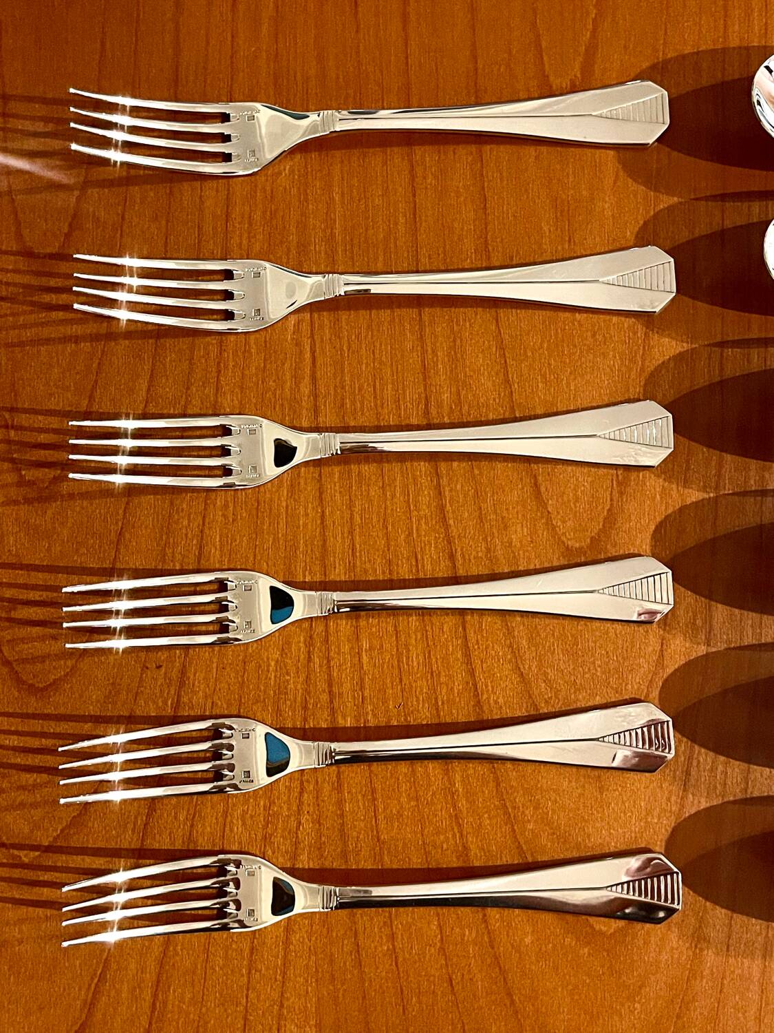 Christofle Atlantide 12 dessert cutlery 17 cm very good summer